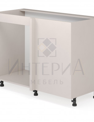 Тумба под мойку угловая 90⁰ 900x520x820, универсальная, без полок, без ящиков