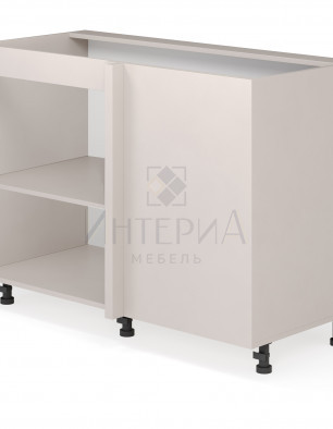 Тумба угловая 90⁰ 900x520x820, универсальная, 1 полка, без ящиков