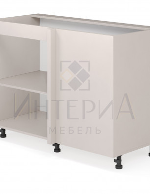 Тумба угловая 90⁰ 900x520x820, универсальная, 1 полка, без ящиков