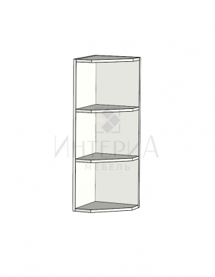 Шкаф подвесной  300x320x920, универсальный, 2 полки