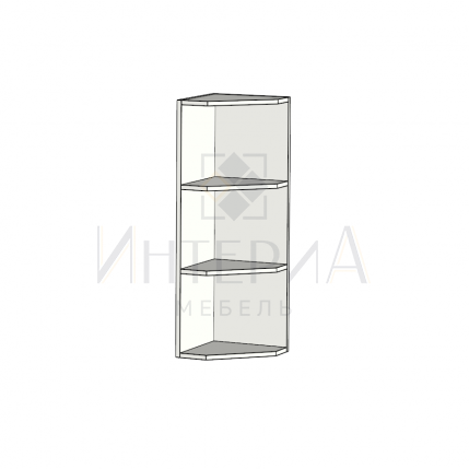 Шкаф подвесной  300x320x920, универсальный, 2 полки