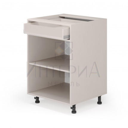 Тумба прямая 300x520x820, универсальная, 1 полка, 1 ящик